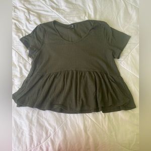 Plus Size Peplum Top